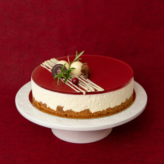 Gluteeniton glögi-valkosuklaakakku   G VL