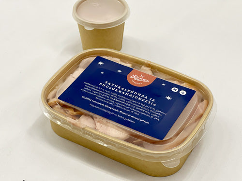 Savukalkkunaa ja puolukkamajoneesia   M G